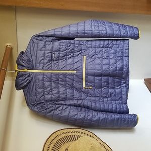 Patagonia Nano Puff Bivy Pullover Hoody Small Lupine Marsupial Pocket